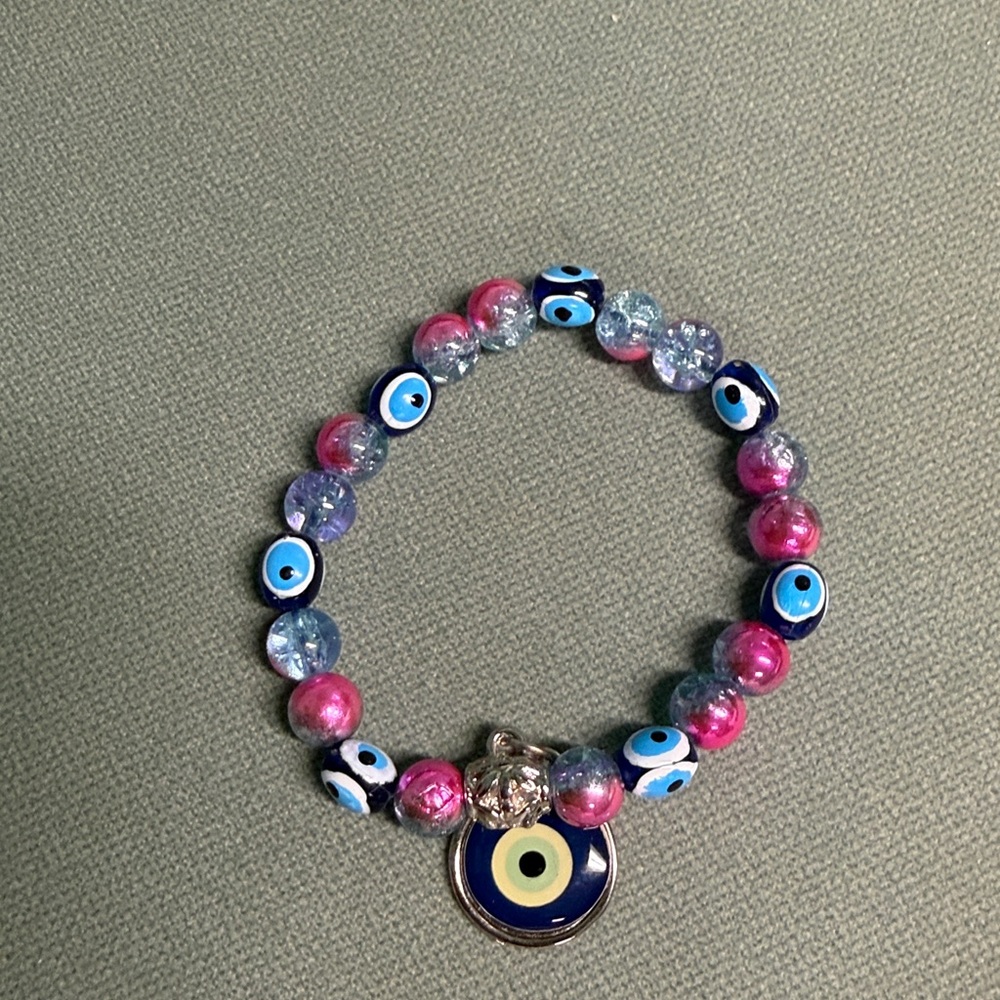COLORFUL EVIL EYE BRACELET FROM GREECE - Picture 4 of 5